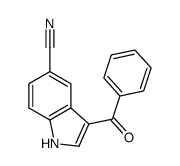 3-Benzoyl-1H-indole-5-carbonitrile Structure