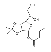 O-n-Butanoyl-2,3-O-diisopropylidene-α-D-mannofuranoside结构式