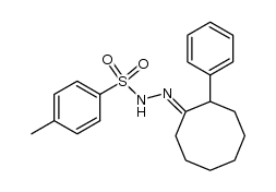 2-Phenyl-cyclooctanon-[toluol-4-sulfonyl-hydrazon]结构式