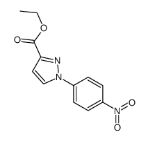 ethyl 1-(4-nitrophenyl)-1H-pyrazole-3-carboxylate Structure