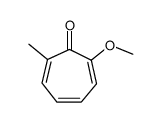 2-Methoxy-7-methyl-tropon Structure