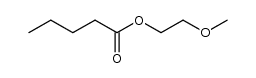 β-methoxyethyl valerate Structure