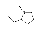 2-ethyl-1-methylpyrrolidine结构式