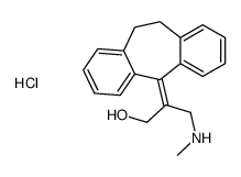 2-(5,6-dihydrodibenzo[1,2-a:1',2'-e][7]annulen-11-ylidene)-3-(methylamino)propan-1-ol,hydrochloride结构式