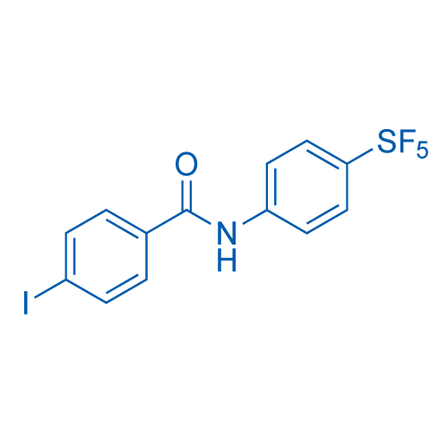 4-Iodo-N-(4-(pentafluoro-l6-sulfanyl)phenyl)benzamide picture