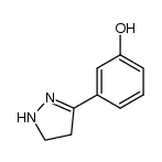 3-(4,5-dihydro-1H-pyrazol-3-yl)-phenol Structure