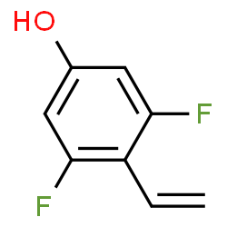 Phenol, 4-ethenyl-3,5-difluoro- (9CI)结构式