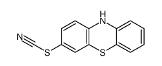 10H-phenothiazin-3-yl thiocyanate Structure