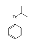 propan-2-yltellanylbenzene Structure