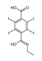 4-(ethylcarbamoyl)-2,3,5,6-tetraiodobenzoic acid结构式