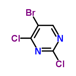 5-溴-2,4-二氯嘧啶结构式