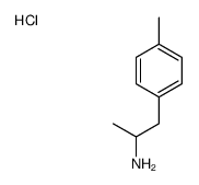 4-Methylamphetamine (hydrochloride)结构式