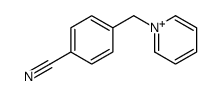 4-(pyridin-1-ium-1-ylmethyl)benzonitrile Structure