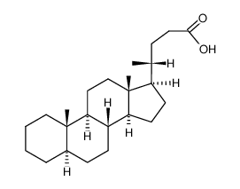 5Β-CHOLANIC ACID structure