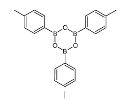 4-Methylphenyl boronic acid anhydride Structure