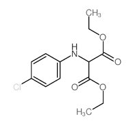 Propanedioic acid, 2-[(4-chlorophenyl)amino]-, 1,3-diethylester结构式