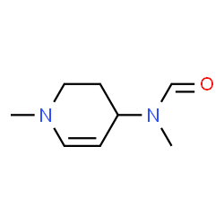 Formamide, N-methyl-N-(1,2,3,4-tetrahydro-1-methyl-4-pyridinyl)- (9CI) Structure