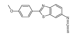 6-isothiocyanato-2-(4-methoxyphenyl)-1,3-benzothiazole Structure