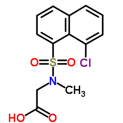 N-[(8-Chloro-1-naphthyl)sulfonyl]-N-methylglycine picture