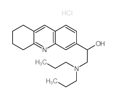 2-(dipropylamino)-1-(5,6,7,8-tetrahydroacridin-3-yl)ethanol structure