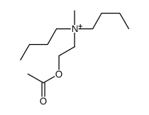 2-acetyloxyethyl-dibutyl-methylazanium Structure