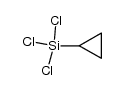 trichloro (cyclopropyl) silane Structure