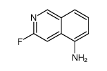 5-Isoquinolinamine,3-fluoro-(9CI) structure