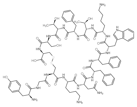 1-L-酪氨酸生长抑素结构式