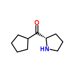 Methanone, cyclopentyl(2S)-2-pyrrolidinyl- (9CI) Structure