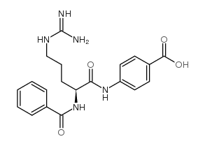 Bz-Arg-4-Abz-OH hydrochloride salt structure