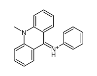 10-methyl-N-phenylacridin-10-ium-9-amine Structure