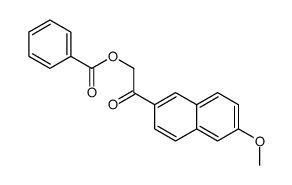 [2-(6-methoxynaphthalen-2-yl)-2-oxoethyl] benzoate Structure