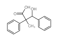 3-hydroxy-2-methyl-2,3-diphenyl-propanoic acid结构式