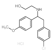 2-[[2-(4-chlorophenyl)-1-(4-methoxyphenyl)ethyl]amino]ethanol picture