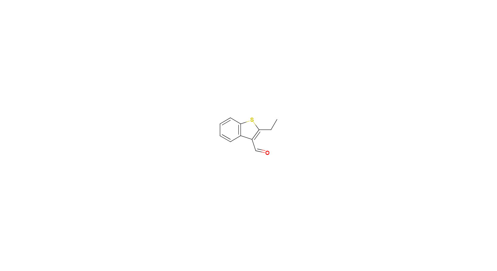 2-ethylbenzo[b]thiophene-3-carbaldehyde structure