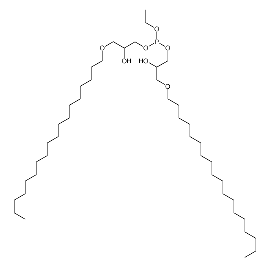 ethyl bis(2-hydroxy-3-octadecoxypropyl) phosphite Structure