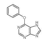 6-phenoxy-5H-purine结构式