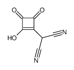 2-(2-hydroxy-3,4-dioxocyclobuten-1-yl)propanedinitrile结构式