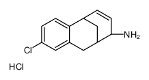 (5alpha,8alpha,9alpha)-2-Chloro-5,8,9,10-tetrahydro-5,9-methanobenzocycloocten-8-ylammonium chloride结构式