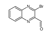 3-bromo-quinoxaline-2-carbaldehyde Structure