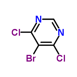 5-Bromo-4,6-dichloropyrimidine Structure