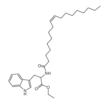 N-OLEOYL-DL-TRYPTOPHAN ETHYL ESTER结构式