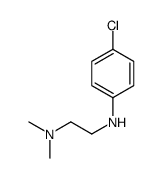 N'-(4-CHLORO-PHENYL)-N,N-DIMETHYL-ETHANE-1,2-DIAMINE structure