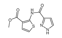 3-Thiophenecarboxylicacid,2-[(1H-pyrazol-3-ylcarbonyl)amino]-,methylester picture