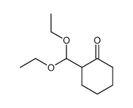 1-formyl-2-cyclohexanone diethylacetal Structure