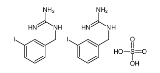 3-IODOBENZYL-GUANIDINE HEMISULFATE structure