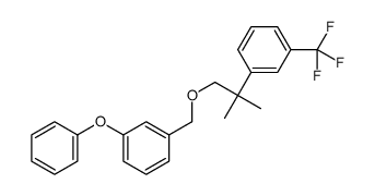 1-[2-methyl-1-[(3-phenoxyphenyl)methoxy]propan-2-yl]-3-(trifluoromethyl)benzene结构式