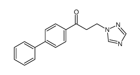 1-([1,1'-biphenyl]-4-yl)-3-(1H-1,2,4-triazol-1-yl)propan-1-one Structure