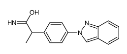 2-(4-indazol-2-ylphenyl)propanamide Structure