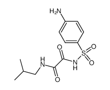 N1-((4-aminophenyl)sulfonyl)-N2-isobutyloxalamide Structure